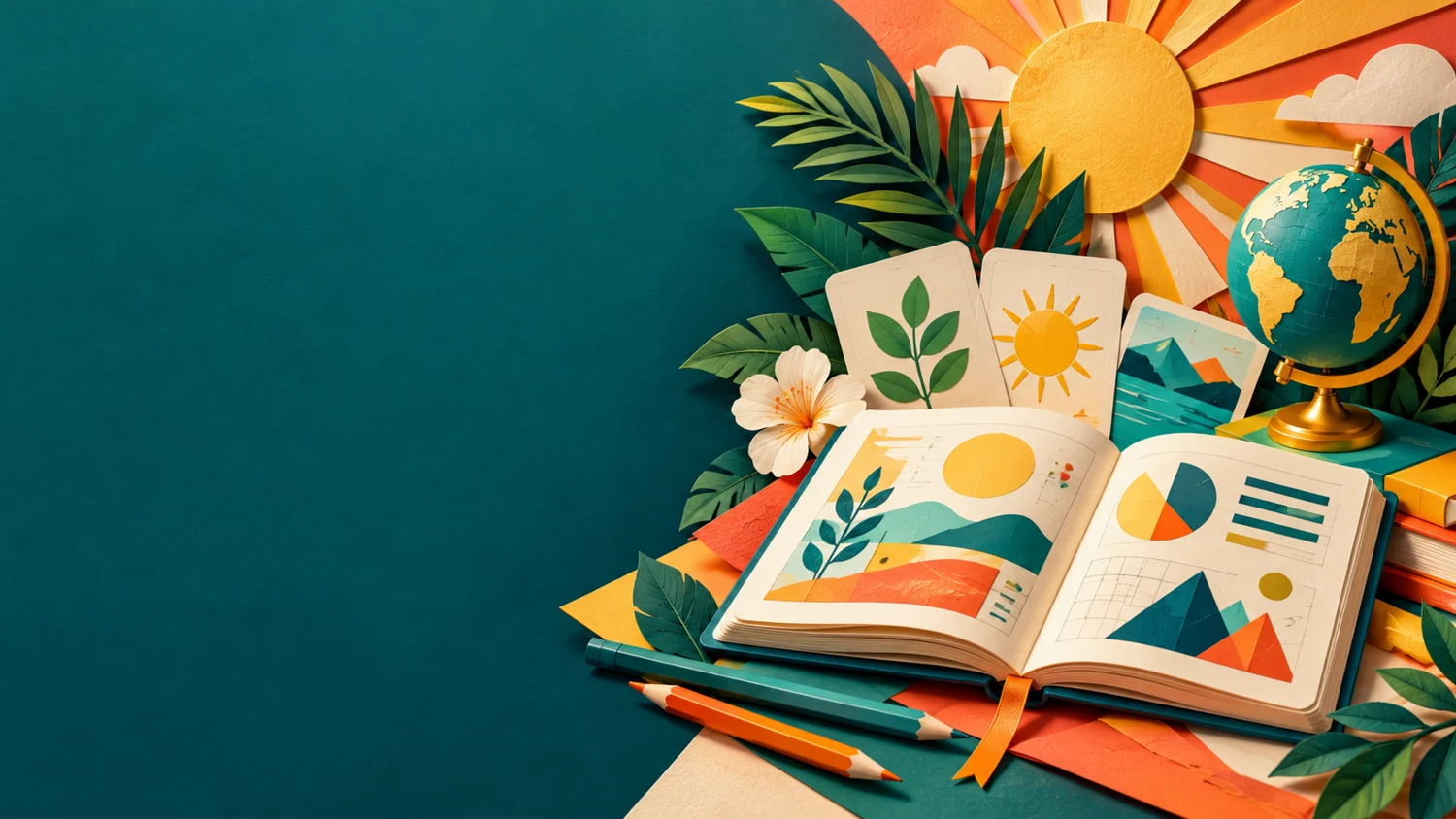 Illustrated Summer intensive admissions campaign