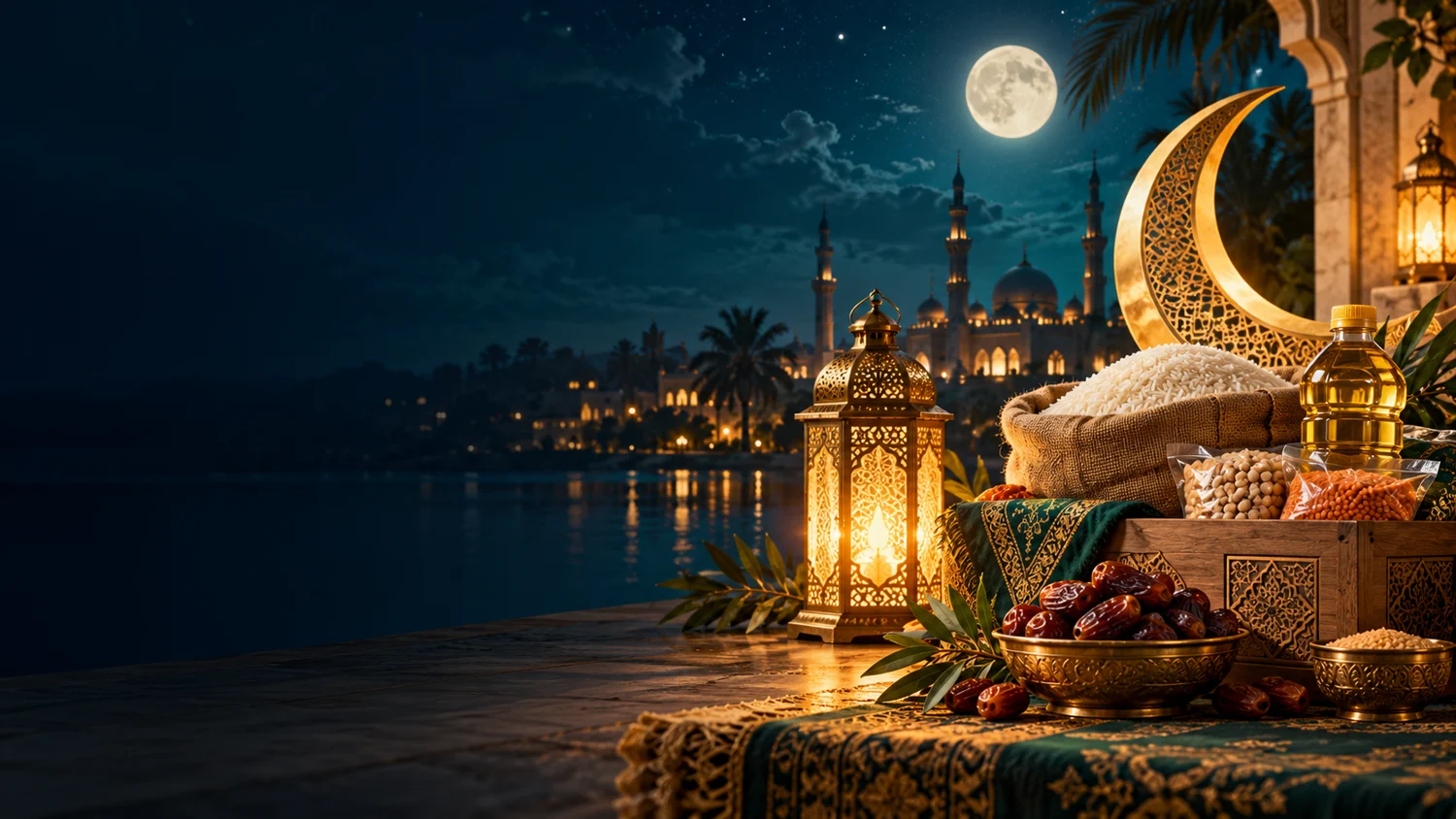 Ramadan Relief 2027 illustrated campaign with no people